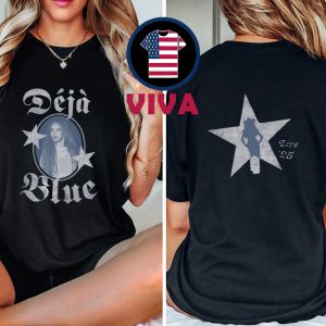Beyonce Deja Blue 2025 Cowboy Carter Tour Two Sided T-Shirt