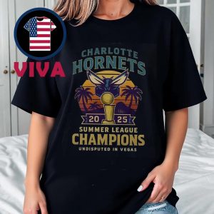 Charlotte Hornets NBA 2k26 Summer League Champions 2025 Undisputed In Vegas Unisex T-Shirt