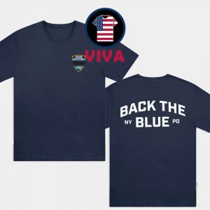Didarul Islam NYPD Police Officer Back The Blue Two Sided T-Shirt Hoodie Sweater