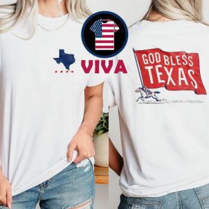 God Bless Texas 2025 Whiskey Myers Red Clay Strays Broken Bow Country Two Sided T-Shirt