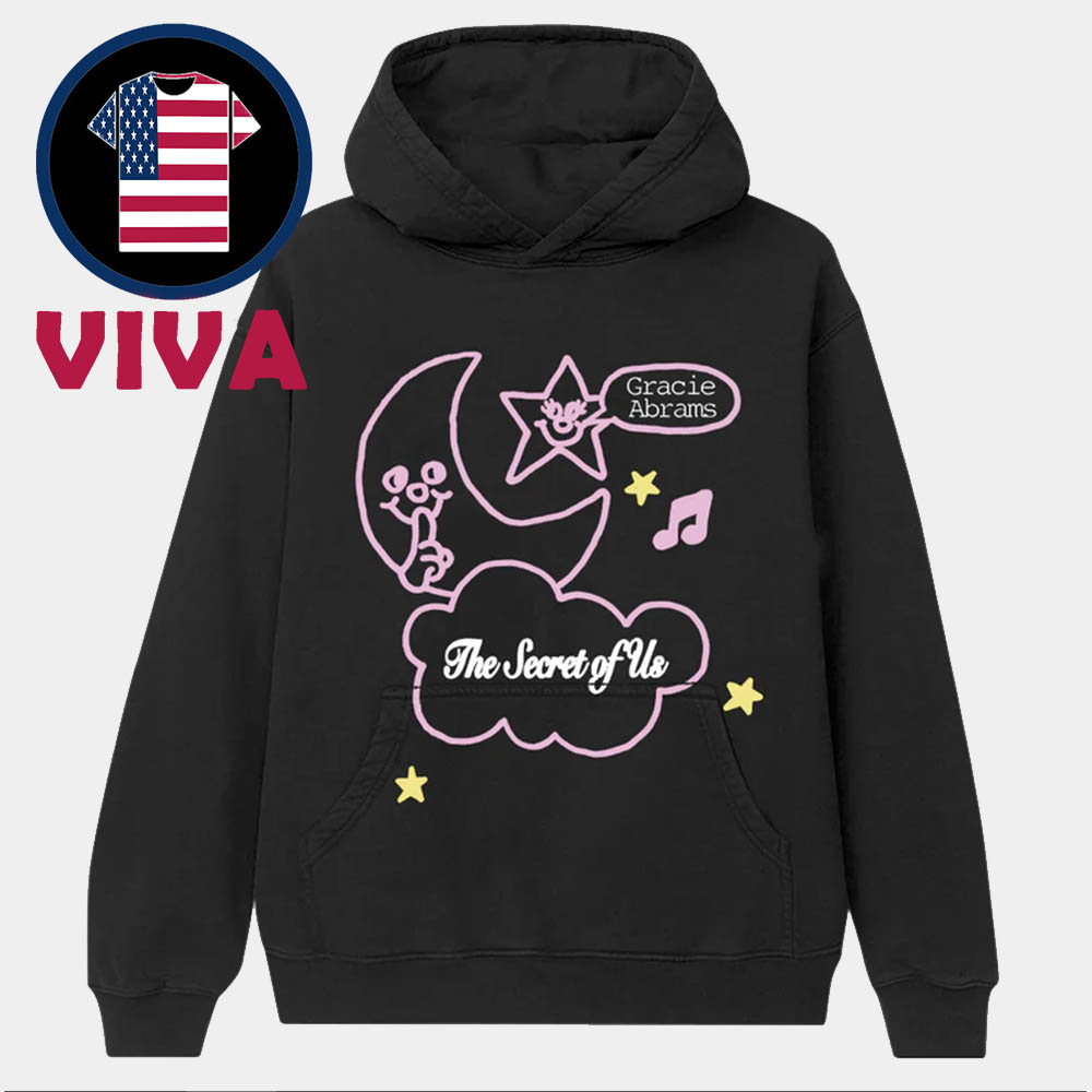 Gracie Abrams The Secret Of Us Tour All Over Print Hoodie Gracie Abrams The Secret Of Us Tour All Over Print Hoodie