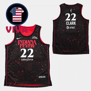Indiana Fever Caitlin Clark x Stranger Things Rebel Swingman Basketball Jersey