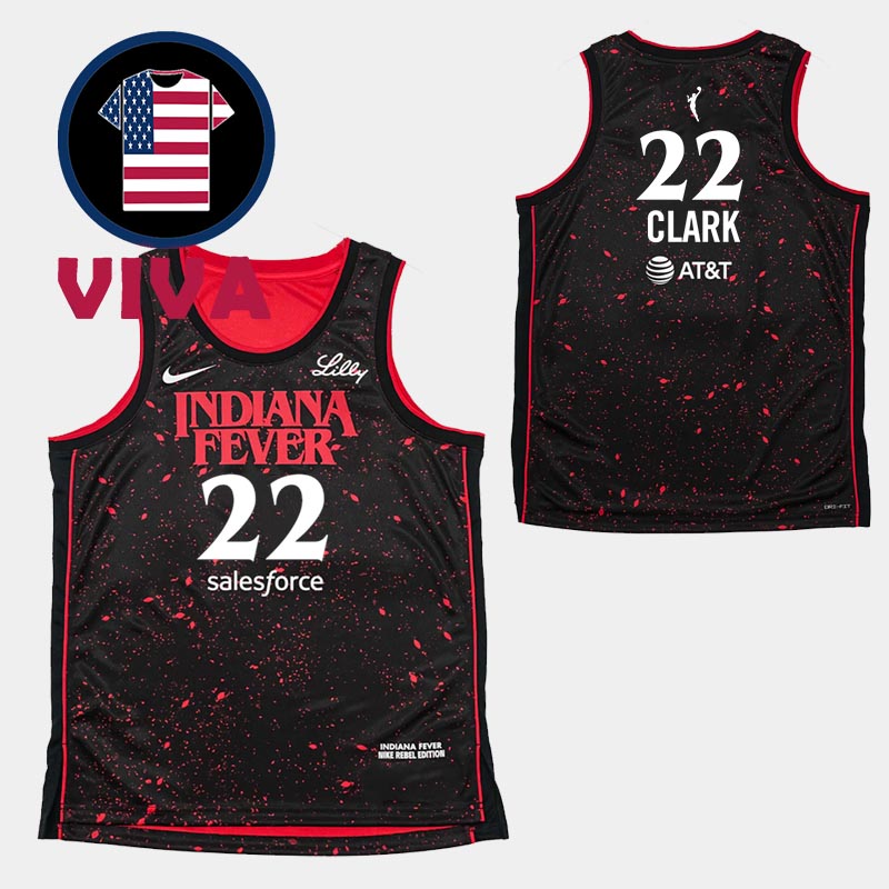 Indiana Fever Caitlin Clark x Stranger Things Rebel Swingman Basketball Jersey Indiana Fever Caitlin Clark x Stranger Things Rebel Swingman Basketball Jersey