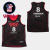 Indiana Fever Caitlin Clark x Stranger Things Rebel Swingman Basketball Jersey