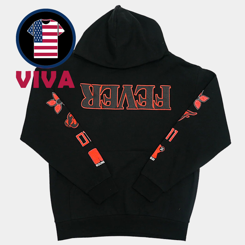 Indiana Fever x Stranger Things 2025 Parallel Hooded Sweatshirt Indiana Fever x Stranger Things 2025 Parallel Hooded Sweatshirt