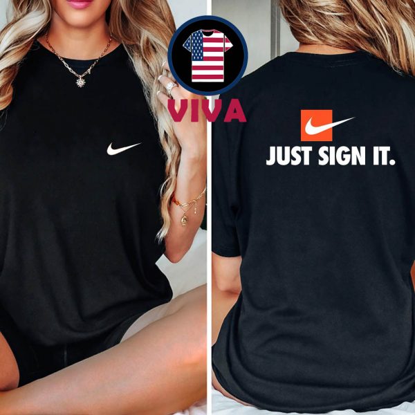 Just Sign It Druski Coulda Been Records x Nike Two Sided T-Shirt