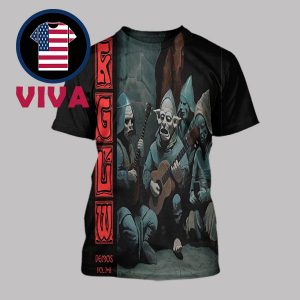 King Gizzard And the Lizard Wizard Demos Vol 7 8 Album Vinyl Cover All Over Print T-Shirt