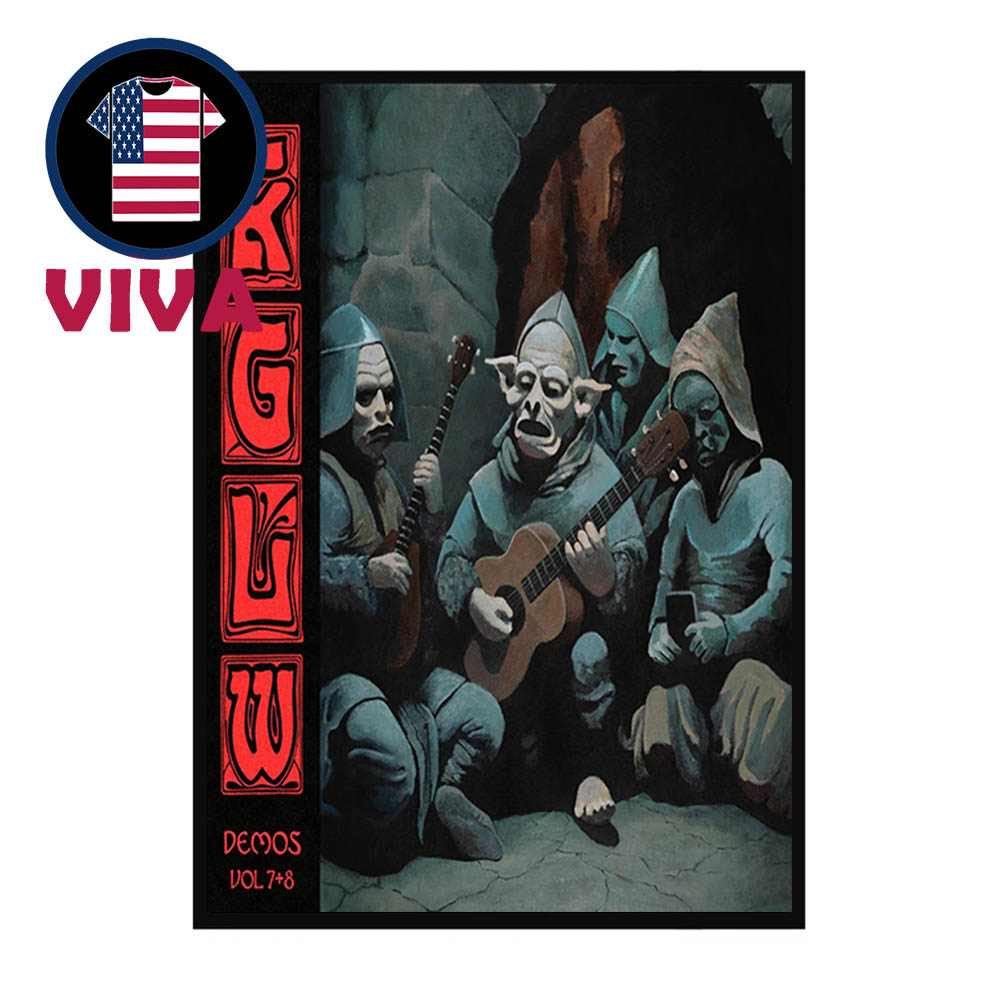 King Gizzard And the Lizard Wizard Demos Vol 7 8 Album Vinyl Cover Home Decor Poster Canvas King Gizzard And the Lizard Wizard Demos Vol 7 8 Album Vinyl Cover Home Decor Poster Canvas
