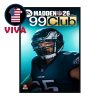 Lamar Jackson Madden 26 Cover 99 Club Player Baltimore Ravens NFL Home Decor Poster Canvas