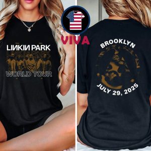 Linkin Park Brooklyn 2025 Barclays Center On July 29th Two Sided T-Shirt