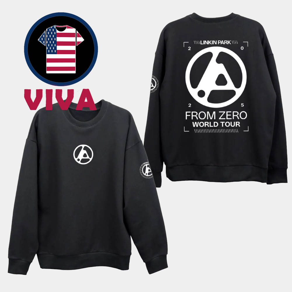 Linkin Park From Zero Tour 2025 All Over Print Long Sleeve Sweater Linkin Park From Zero Tour 2025 All Over Print Long Sleeve Sweater