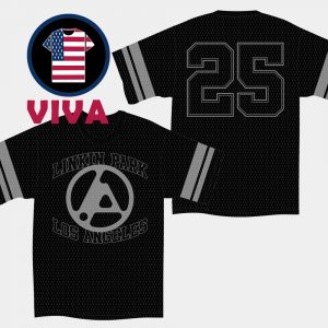 Linkin Park Los Angeles From Zero Tour 2025 Football Jersey