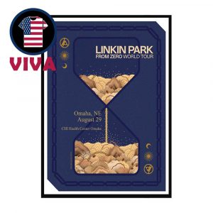 Linkin Park Omaha 2025 CHI Health Center NE On August 27th From Zero Tour Home Decor Poster Canvas