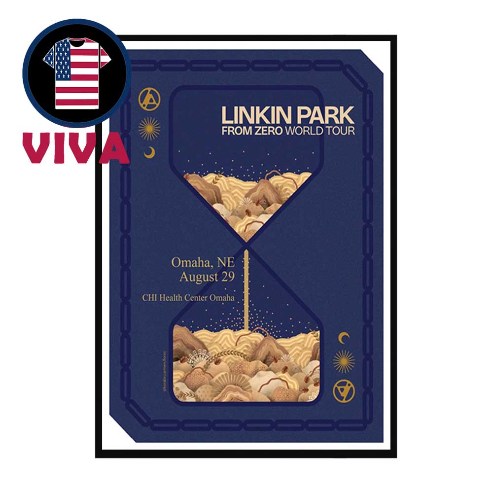 Linkin Park Omaha 2025 CHI Health Center NE On August 27th From Zero Tour Home Decor Poster Canvas Linkin Park Omaha 2025 CHI Health Center NE On August 27th From Zero Tour Home Decor Poster Canvas