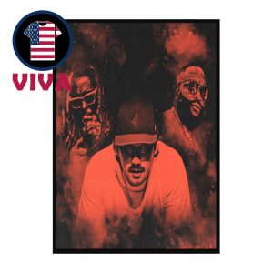 Morgan Wallen Miami feat Lil Wayne And Rick Ross Single Cover Home Decor Poster Canvas