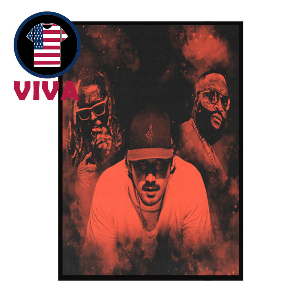 Morgan Wallen Miami feat Lil Wayne And Rick Ross Single Cover Home Decor Poster Canvas Morgan Wallen Miami feat Lil Wayne And Rick Ross Single Cover Home Decor Poster Canvas