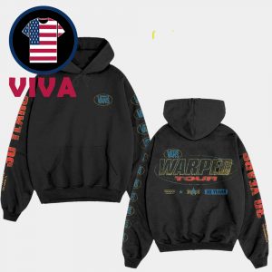 Vans Warped Tour 2025 Punk Fire Relief All Over Print Hoodie