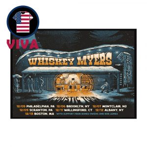 Whiskey Myers And Friends 2025 Acoustic Tour Dates Home Decor Poster Canvas