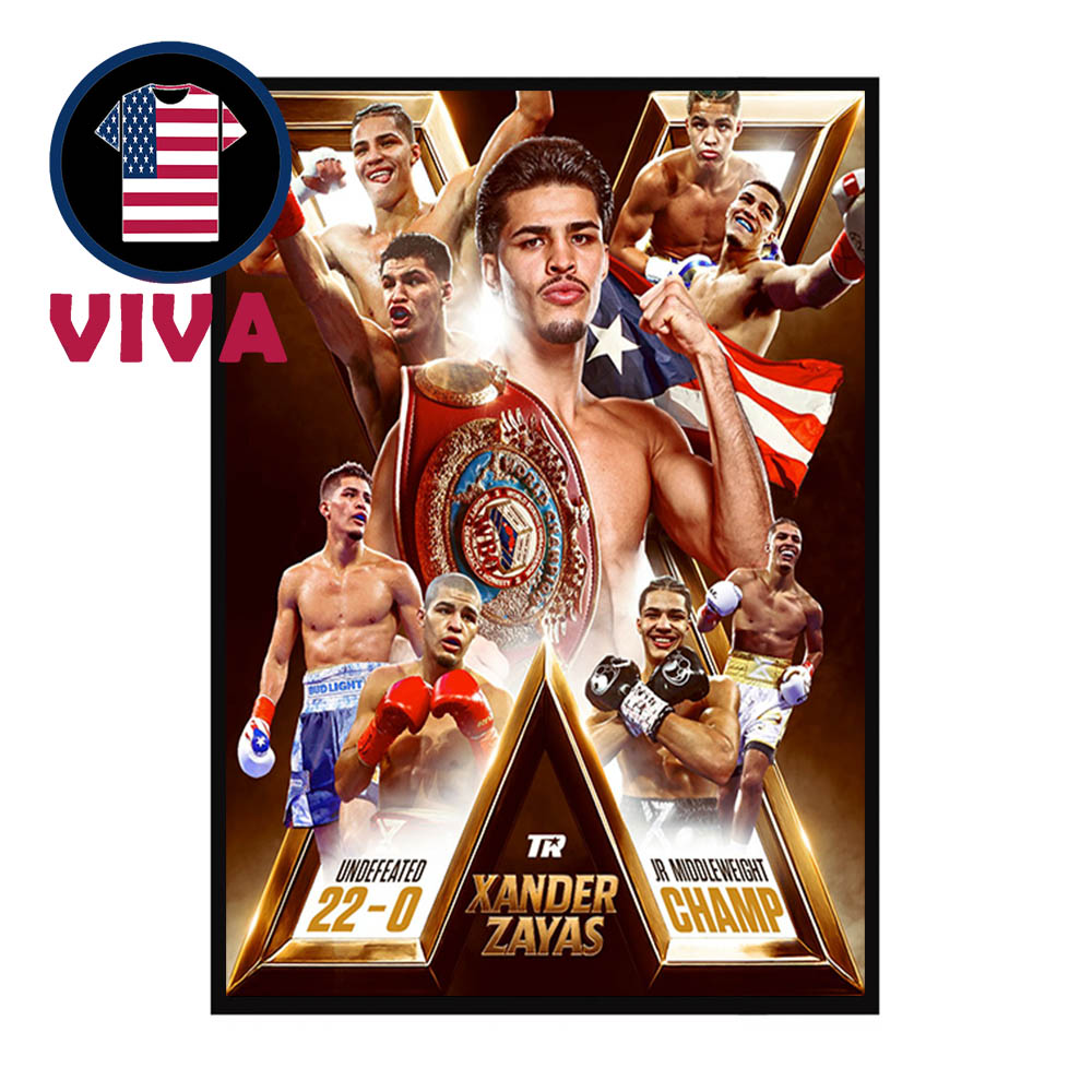 Xander Zayas WBO 2025 Junior Middleweight Champions Home Decor Poster Canvas Xander Zayas WBO 2025 Junior Middleweight Champions Home Decor Poster Canvas