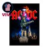 ACDC Highway To Hell Flames Home Decor Poster Canvas