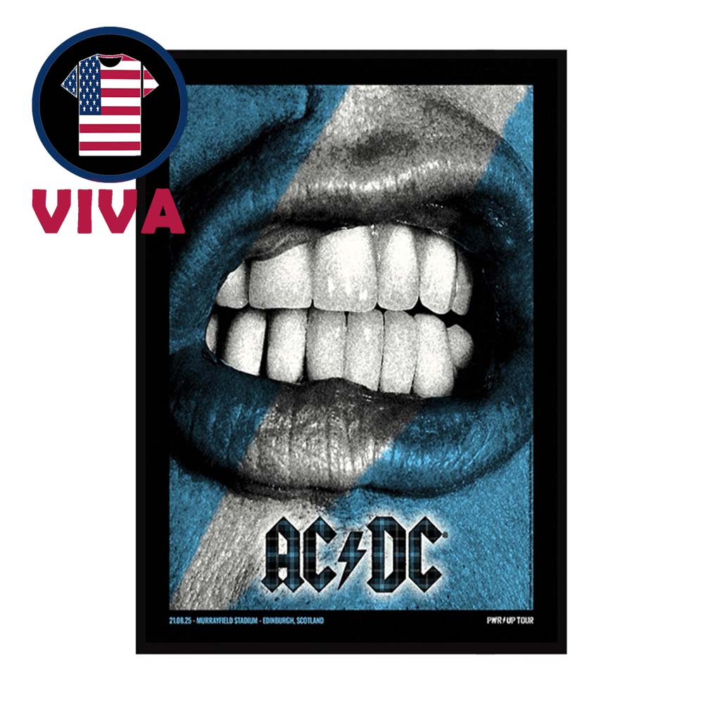 ACDC Edinburg 2025 Murrayfield Stadium Scotland On August 21st PWR UP Tour Home Decor Poster Canvas ACDC Edinburg 2025 Murrayfield Stadium Scotland On August 21st PWR UP Tour Home Decor Poster Canvas
