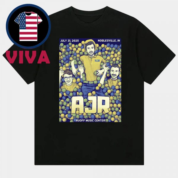 AJR Brothers Ruoff Music Center 2025 Noblesville IN On July 31st Unisex T-Shirt