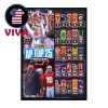 AP Top 25 Preseason 2025 College Football Rankings Home Decor Poster Canvas