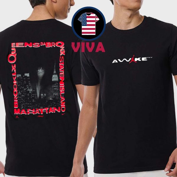 AWAKE NY x NIKE Air Jordan 5 Borough Two Sided T-Shirt
