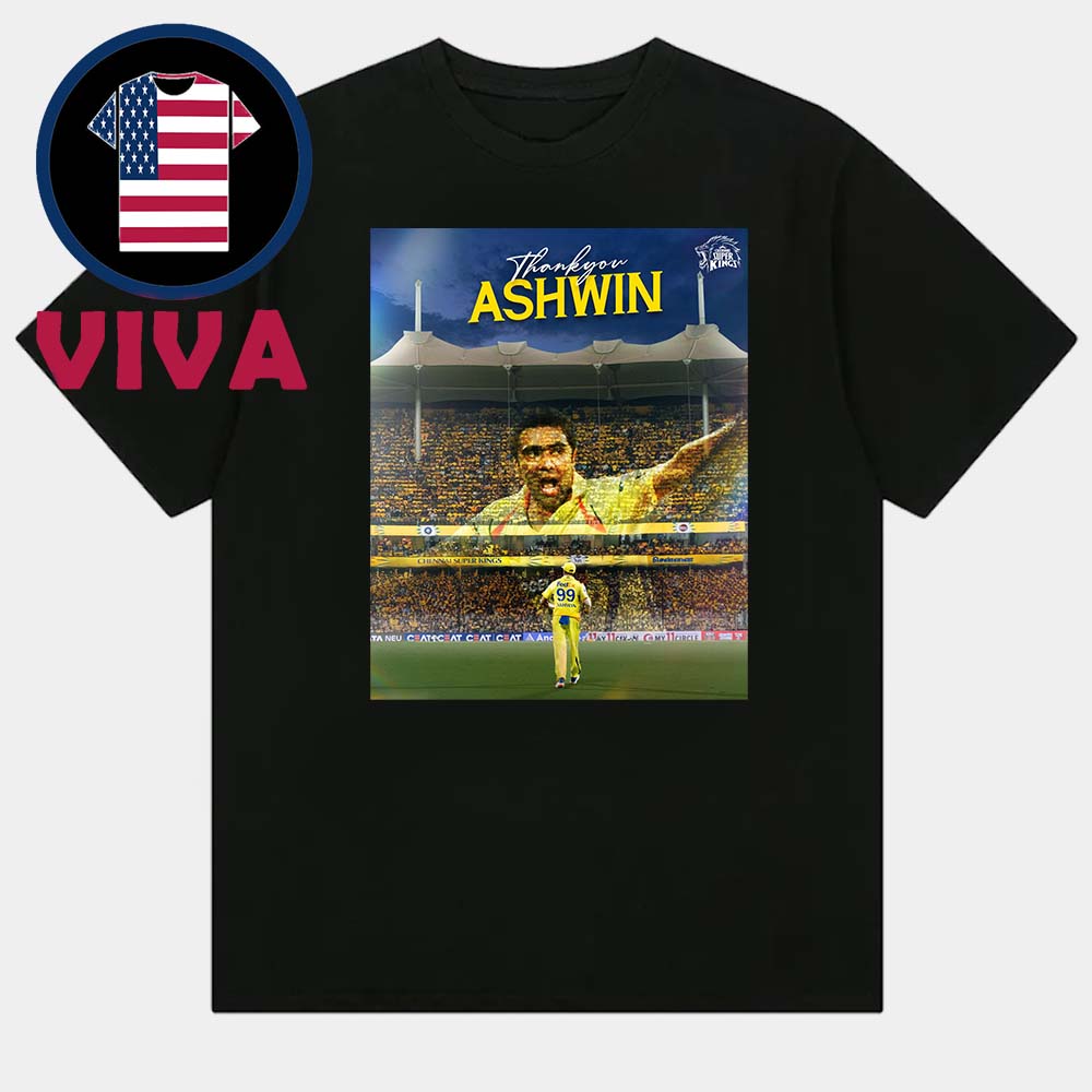 Ash Anna Retirement IPL 2025 Thank You Ashwin Unisex T-Shirt Ash Anna Retirement IPL 2025 Thank You Ashwin Unisex T-Shirt