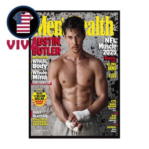 Austin Butler On Men’s Health Magazine 2025 Cover Home Decor Poster Canvas