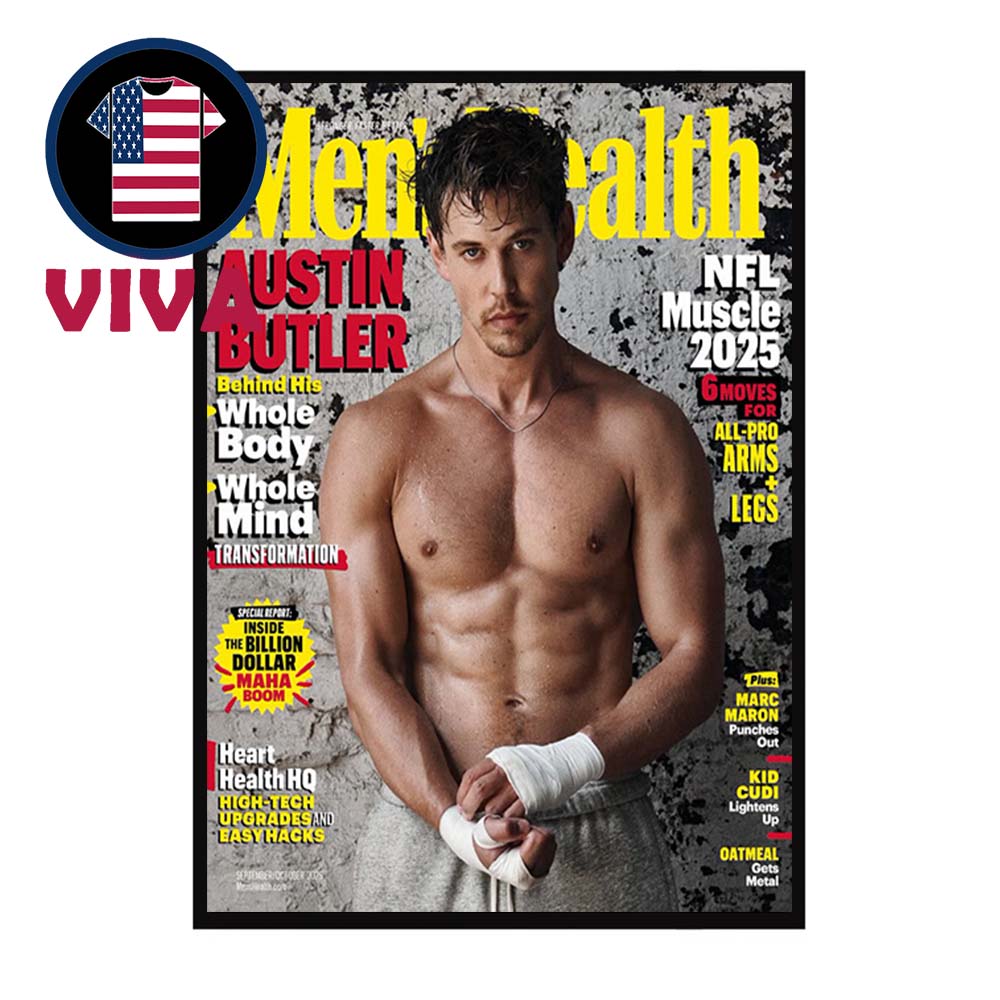 Austin Butler On Men’s Health Magazine 2025 Cover Home Decor Poster Canvas Austin Butler On Men’s Health Magazine 2025 Cover Home Decor Poster Canvas