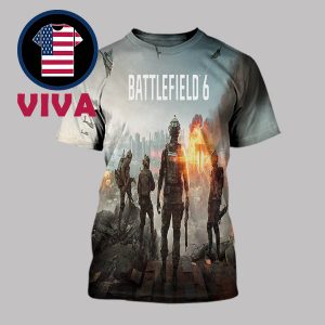 Battlefield 6 Game Cover All Over Print T-Shirt