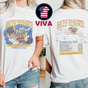 Billy Strings Rafting Summer Tour 2025 Poster Two Sided T-Shirt