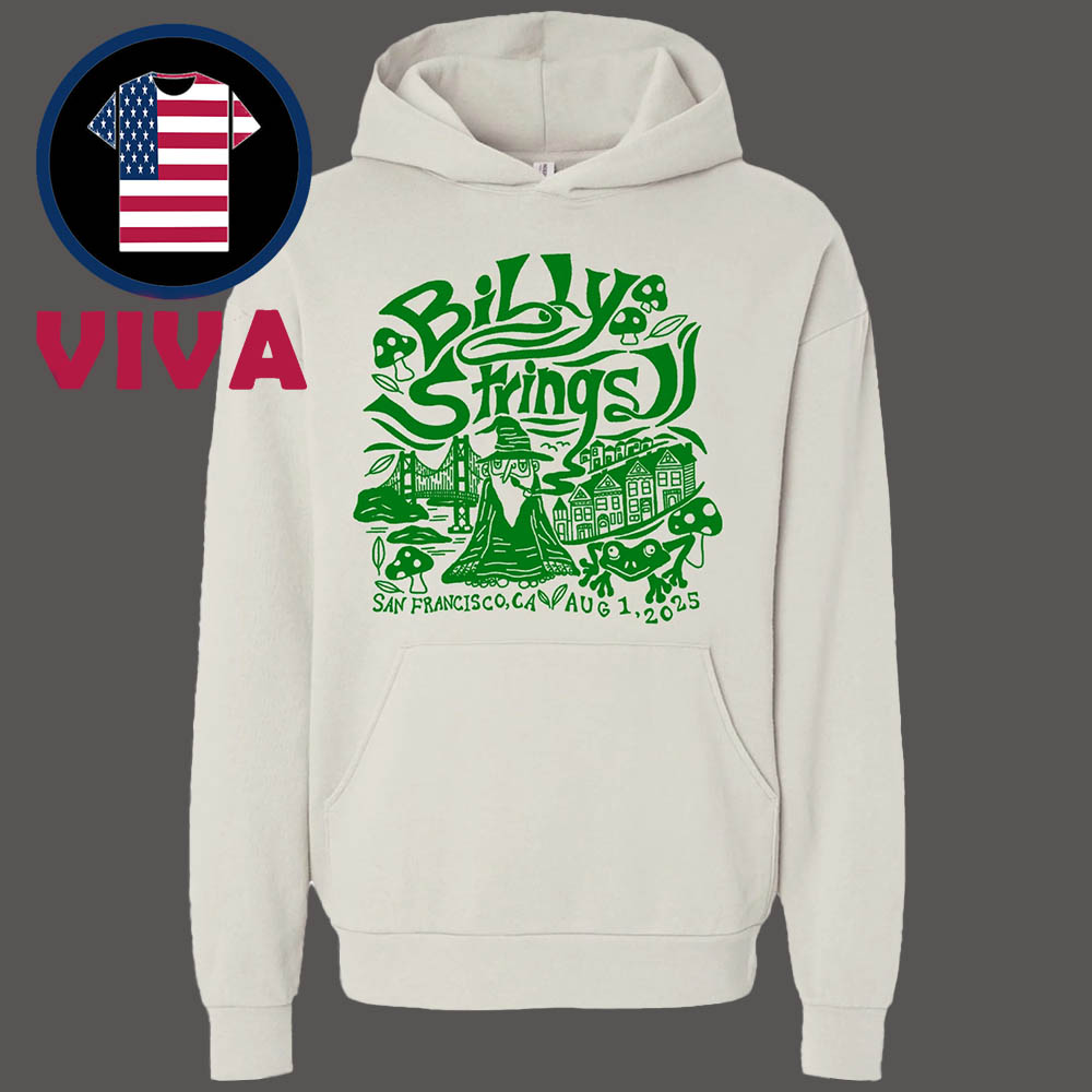 Billy Strings San Francisco Wizard Summer Tour 2025 Hoodie T-Shirt Long Sleeve Billy Strings San Francisco Wizard Summer Tour 2025 Hoodie T-Shirt Long Sleeve