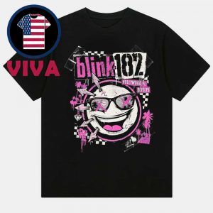 Blink 182 Hollywood FL 2025 Hark Rock Live On August 28th Unisex T-Shirt