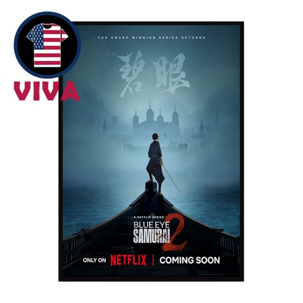 Blue Eyes Samurai Season 2 The Award Winning Series Returns Home Decor Poster Canvas