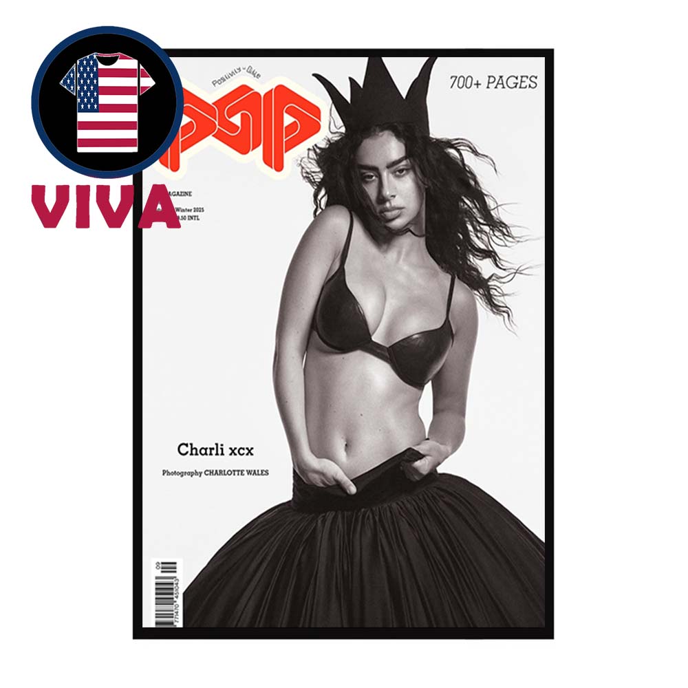 Charli XCX On 2025 Pop Magazine Cover Home Decor Poster Canvas Charli XCX On 2025 Pop Magazine Cover Home Decor Poster Canvas