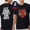 Clipse x Kaws Let God Sort Em Out Logo Two Sided T-Shirt