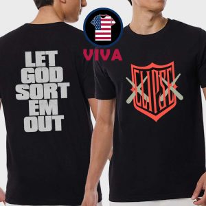 Clipse x Kaws Let God Sort Em Out Logo Two Sided T-Shirt