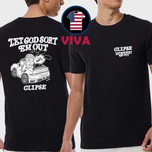 Clipse x Verdy Let God Sort Em Out Black White Version Two Sided T-Shirt