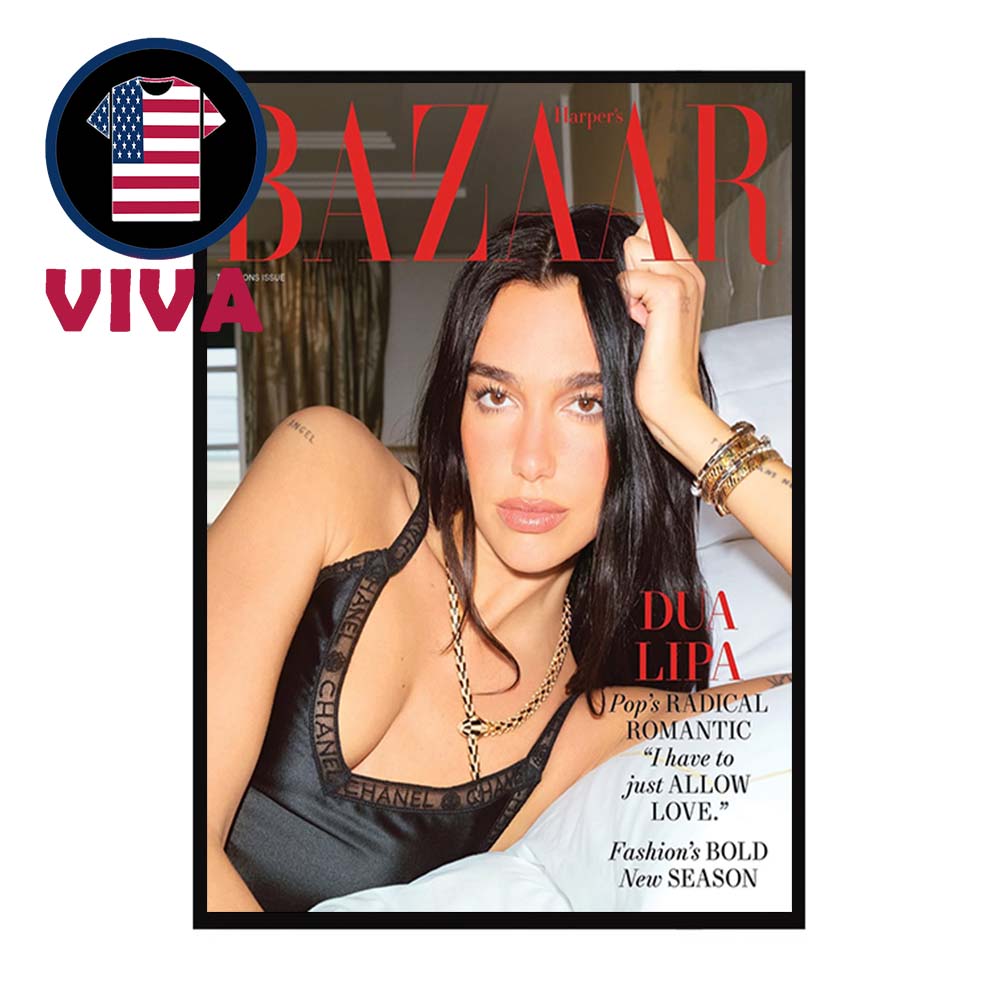 Dua Lipa On Harper’s BAZAAR Magazine Cover 2025 Home Decor Poster Canvas Dua Lipa On Harper’s BAZAAR Magazine Cover 2025 Home Decor Poster Canvas