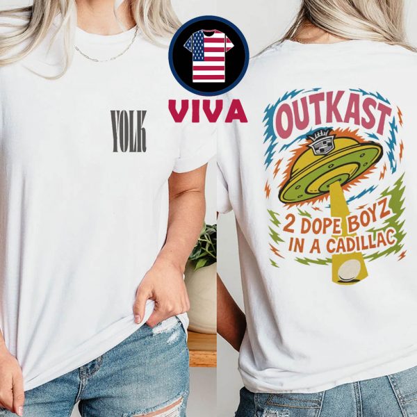 Eggs Tyrone 2 Dope Boyz In A Cadillac Outkast  Limited Edition Two Sided T-Shirt