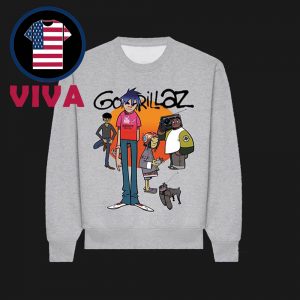 Gorillaz 2025 Tour Collection Unisex Sweatshirt
