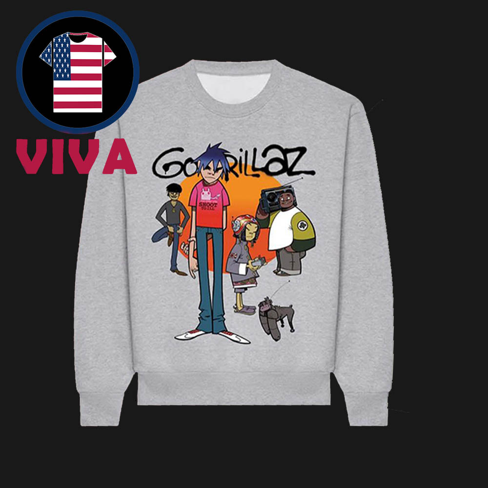 Gorillaz 2025 Tour Collection Unisex Sweatshirt Gorillaz 2025 Tour Collection Unisex Sweatshirt