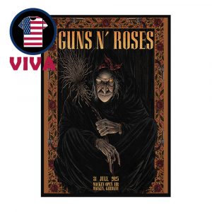 Guns N’ Roses Wacken Open Air 2025 Wacken Germany On July 31st Home Decor Poster Canvas