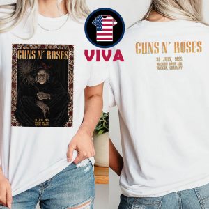 Guns N’ Roses Wacken Open Air 2025 Wacken Germany On July 31st Two Sided T-Shirt