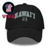 Hawaii Rainbow Warrior Dripping Football Helmet Classic Hat Cap Snapback