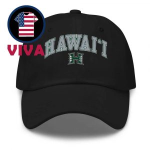 Hawaii Rainbow Warrior Arch Over Logo Classic Hat Cap Snapback