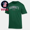 Hawaii Rainbow Warrior Dripping Football Helmet Unisex T-Shirt