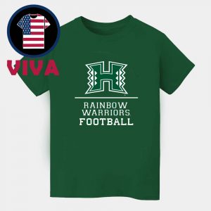 Hawaii Rainbow Warrior Football Logo Unisex T-Shirt